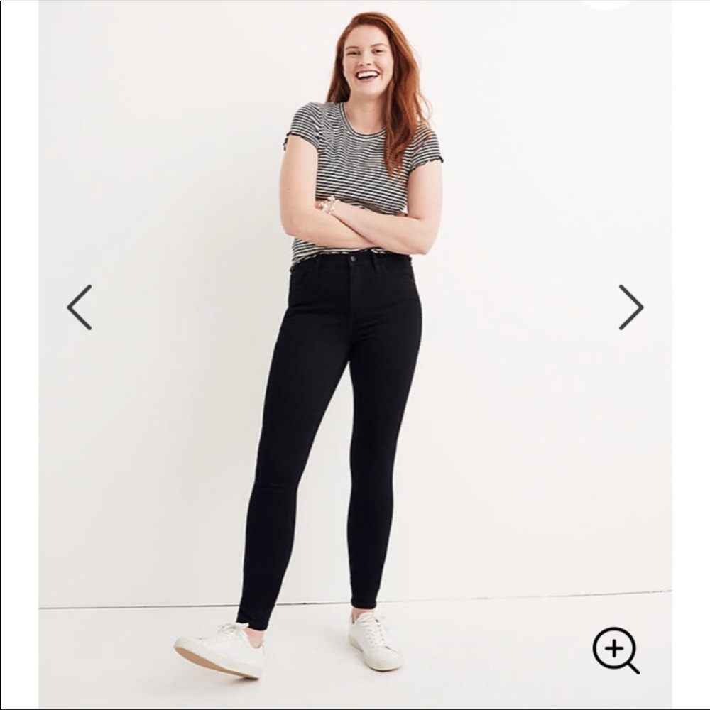 Madewell black Roadtripper jeans